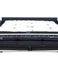 Stearns & Foster Paolo Deep Blue Fabric Queen Sleeper Sofa with 5" Memory Foam Mattress