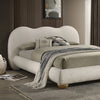 Finamore Contemporary Velvet Platform Bed Frame
