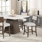 Grasten Contemporary 5PC Dining Table Set – Counter Height