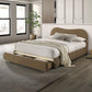 Grimsby Contemporary Fabric Storage Bed