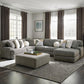 Elmhurst U Shape Fabric Sectional