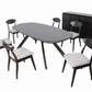 Sargans Mid-Century Modern 7PC Dining Table Set