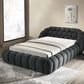 Cozy Bubble Platform Fabric Bed