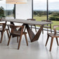 Romont Mid-Century Modern 7PC Dining Table Set