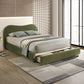 Grimsby Contemporary Fabric Storage Bed