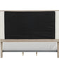Candra Natural Oak Padded Headboard Bed