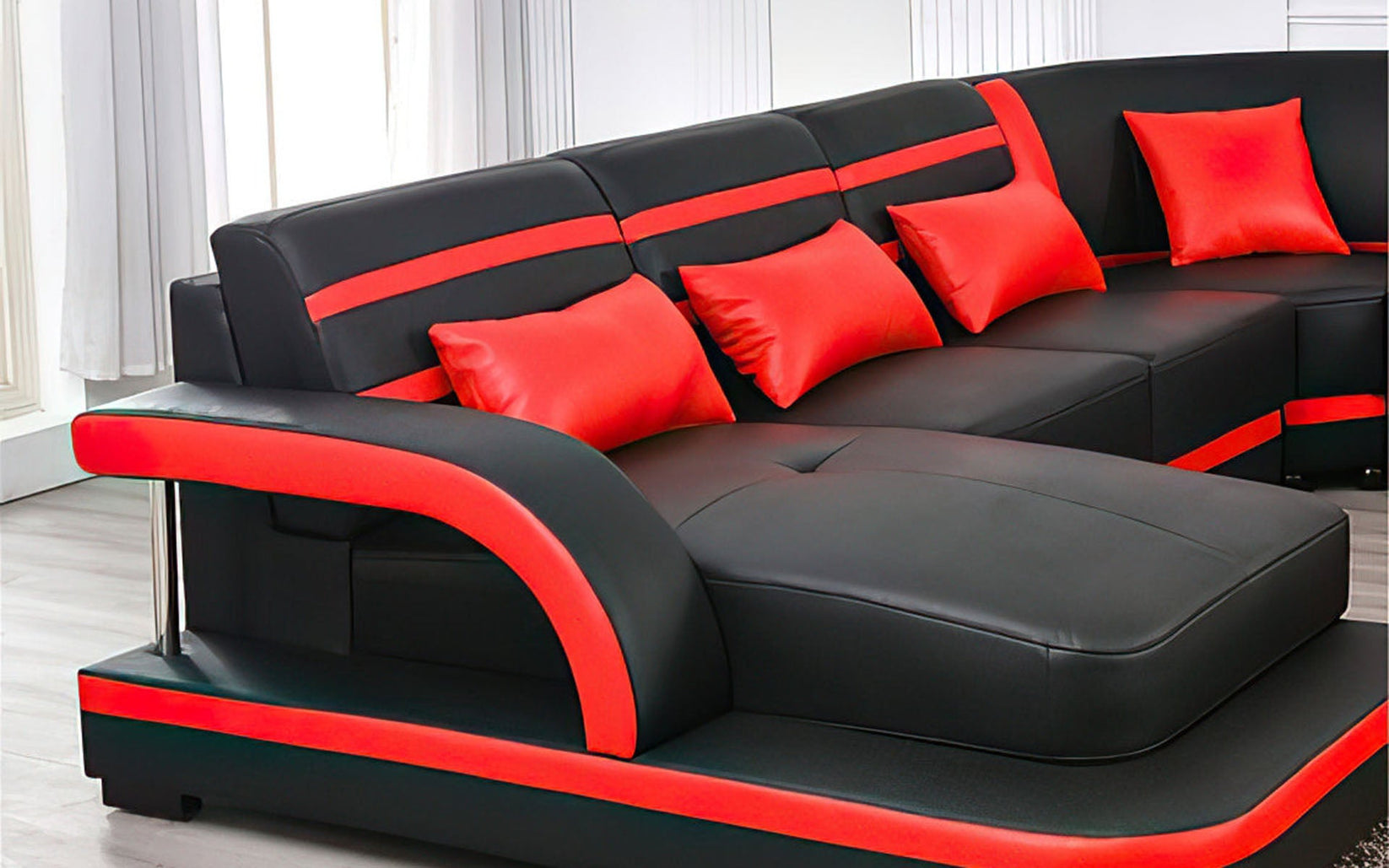 Griff Smart Modern Sectional – LV Furniture Collection