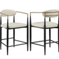 Tina Fabric Upholstered Counter Stool