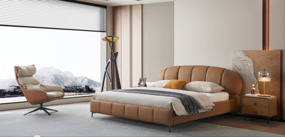 Urban Arch Leather Bed