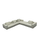 Azure Fabric Modular Sectional