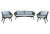 Skyline Serenity-Modern Outdoor Sofa Set