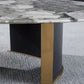 Oreo Grey Marble Table