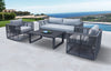 Elegant Vista Modern Outdoor Sofa Set