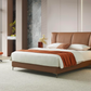 Solvan Leather Crown Bed