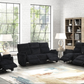 Bravo Plush Contemporary Recliner Sofa Set
