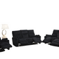 Bravo Plush Contemporary Recliner Sofa Set