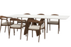 Maxridge Marble Dining Table