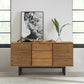 Aldo Ribbed Wood Sideboard