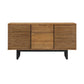 Aldo Ribbed Wood Sideboard