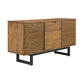 Aldo Ribbed Wood Sideboard