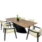 Noir Walnut Dining Table