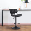Brooklyn Adjustable Bar Stool with Button-Tufted Backrest