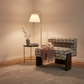 Barstow Accent Chair Staged – Bedroom Corner