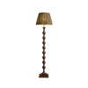 Beaded Wooden Floor Lamp