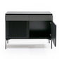 Black Oak Louvered Buffet