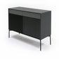 Black Oak Louvered Buffet