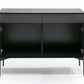 Black Oak Louvered Buffet