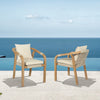 Coastal Elegance Outdoor Armchair Set (Set Of 2)