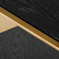 Chevron Brass Buffet