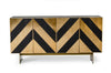 Chevron Brass Buffet