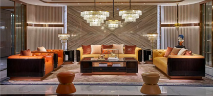 Continental Luxe Sofa Set