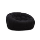 Cozy Cloud Sofa Set - Modern Curved Beige Fabric Chair