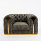 Cozy Luxe Tufted Sofa Set - Transitional Velvet Chair