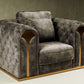 Cozy Luxe Tufted Sofa Set - Transitional Velvet Chair