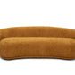 Cozy Pinnacle Sofa Set - Modern Orange Fabric Sofa