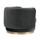 Davy Swivel Velvet Barrel Chair