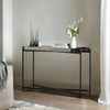 Dua Industrial Concrete-Top Console Table