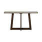 Elodie Concrete and Wood Console Table