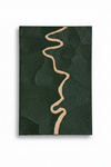 Emerald Path Leather Wall Art