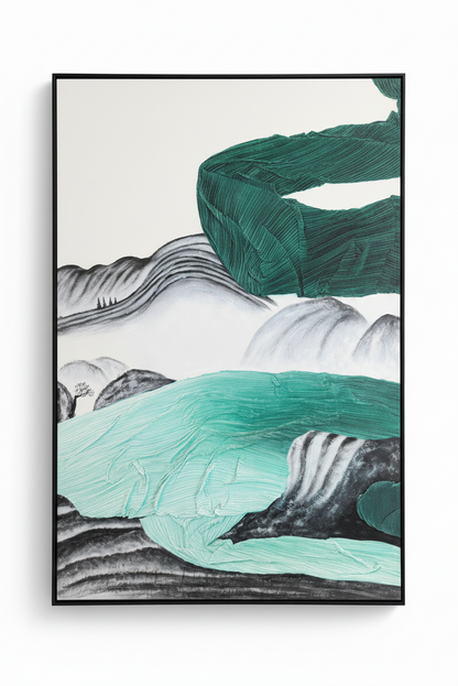 Emerald Peaks Wall Art