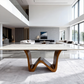 Eterna Frost Luxury Marble Dining Table