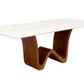 Eterna Frost Luxury Marble Dining Table