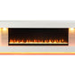 Peseux 71" TV Stand w/ Electric Fireplace