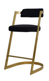 Golden Black Barstool