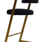 Golden Black Barstool