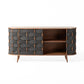 Grey Woven Sideboard Buffet